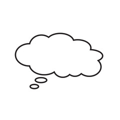 Speech bubble icon, vector illustration. Flat style for graphic and web design