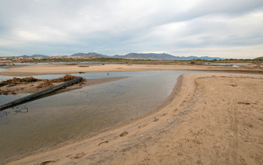 River Jetty Estuary inlet at San Jose Del Cabo in Baja California Mexico BCS