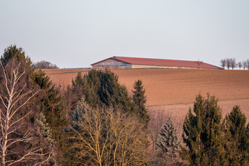 Fototapeta na wymiar Landwirtschaftliches Gebäude