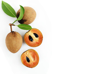 Sapodilla splits on white space, leaving blank space.
