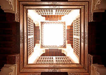 Morocco courtyard madrasah