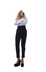 bottom view.Executive business woman