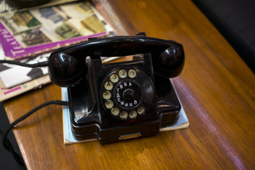 Vintage dial phone.