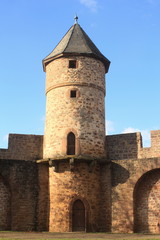 Fototapeta na wymiar Der Hexenturm in Kirchhain