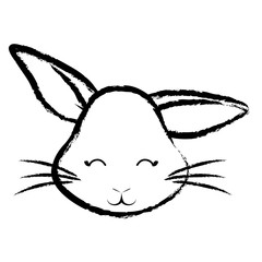Cute rabbit icon 