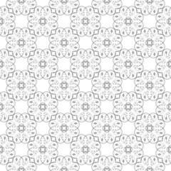 Gray seamless pattern on white background