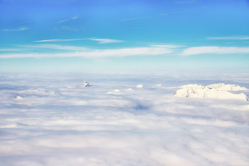 View from the Zugspitze, the top of Germany
