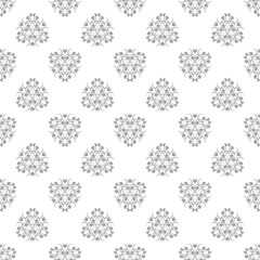 Gray seamless design on white background