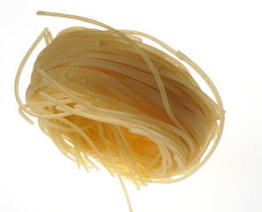 Raw pasta nests