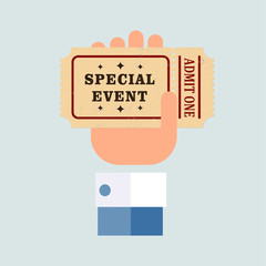 Особое событие. Билет - приглашение.