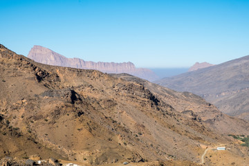 Jebel Shams (mountain of sun) is a mountain located in northeastern Oman north of Al Hamra town. It is the highest mountain of the country and part of Al Hajar Mountains range.