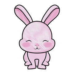 Cute rabbit icon 