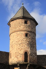 Fototapeta na wymiar Der Hexenturm in Kirchhain