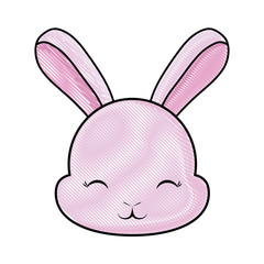 Cute rabbit icon 