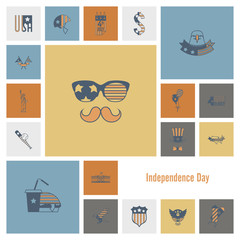 Fototapeta premium Independence Day of the United States