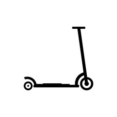 Kick scooter icon.