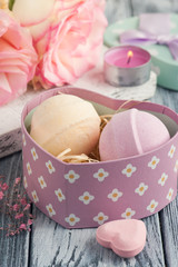 SPA composition with bath bombs