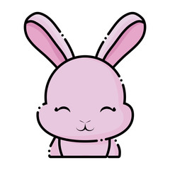 Cute rabbit icon 