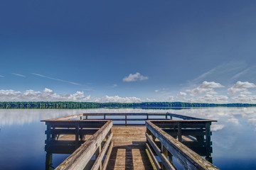 Lake front dock