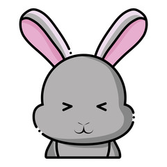 Cute rabbit icon 