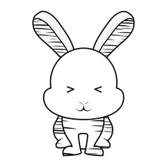 Cute rabbit icon 