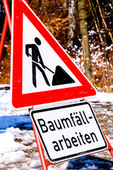 logging sign