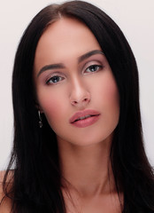 Obraz premium Beauty portrait of young, attractive, fresh, healthy and natural