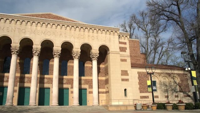 Afternoon exterior view of Sacramento Memorial Auditorium