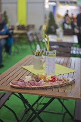 Wurst und Käseplatte
