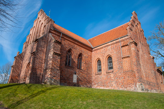 St. peters church in town of Slagelse in Denmark