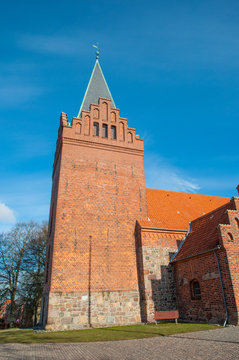 St. peters church in town of Slagelse in Denmark