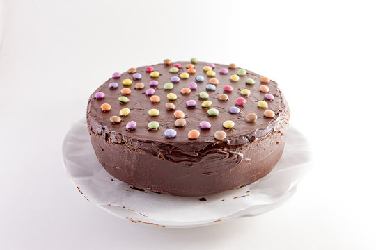 primo piano torta casalinga