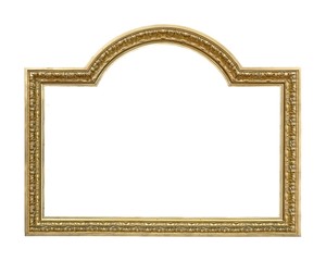 Golden frame for paintings, mirrors or photos