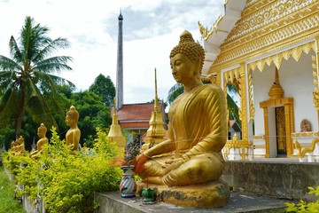 ein buddhistischer Tempel in Thailand in Koh Samui