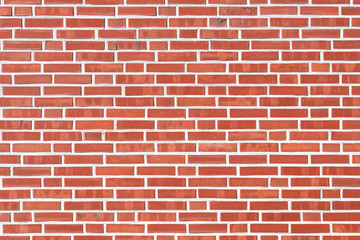 Red brick wall background or texture