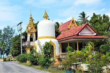 ein buddhistischer Tempel in Thailand in Koh Samui