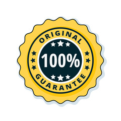 100% Original Guarantee label illustration