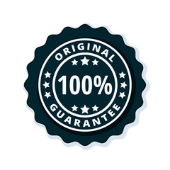 100% Original Guarantee label illustration