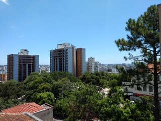 Porto Alegre - Wooded view from apartment window in Porto Alegre, Brazil