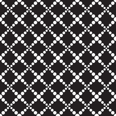Seamless geometric dot stream cross check pattern