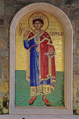 King Solomon Mosaic icon in greek orthodox church, Cyprus.