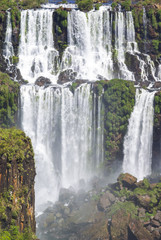 Fototapeta na wymiar Iguassu Falls, view from Argentinian side.