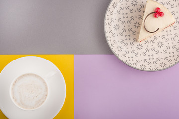 coffee and cheesecake