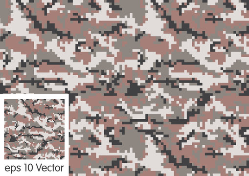 Digital Camouflage pattern vector
