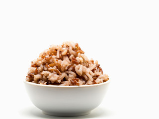 Brown rice , healthy food.