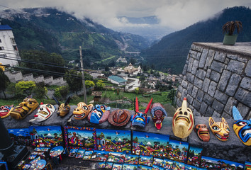 Carved Masks, Quito, Ecuador