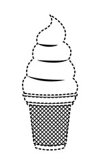 delicious and sweet ice cream vector illustration design