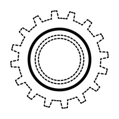 gears machinery isolated icon vector illustration design