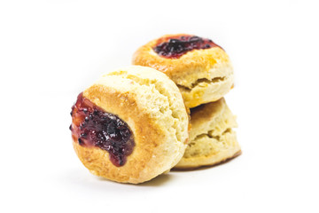 scone isolated on white background