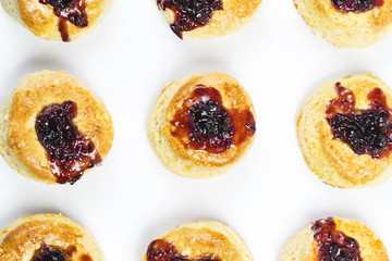 scone isolated on white background